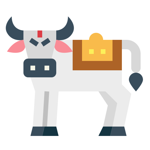 Cow Smalllikeart Flat icon