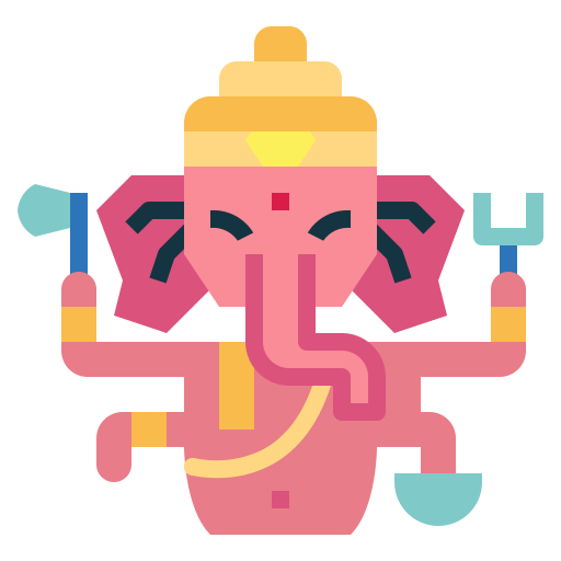 ganesha Smalllikeart Flat icono