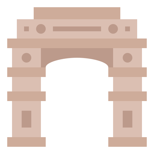 インドの門 Smalllikeart Flat icon