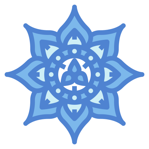 mandala Generic Blue icona