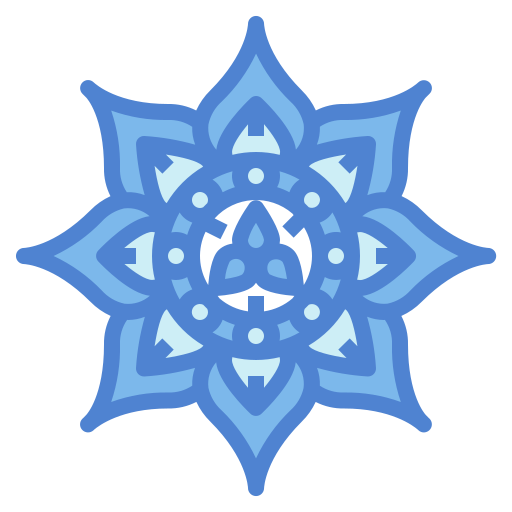 mandala Generic Blue Ícone