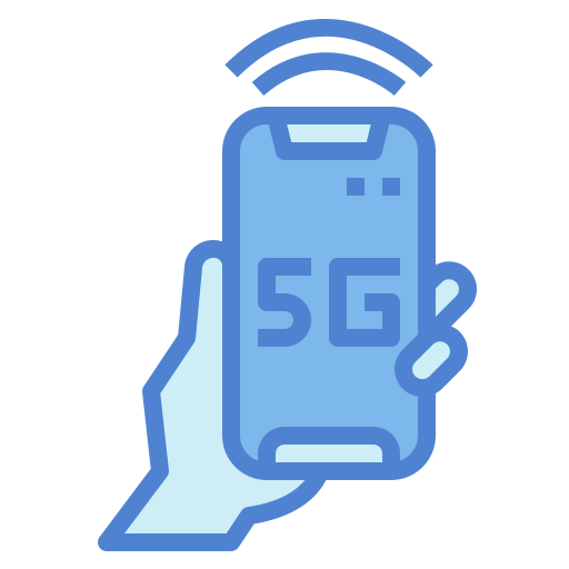 internet Monochrome Blue icon