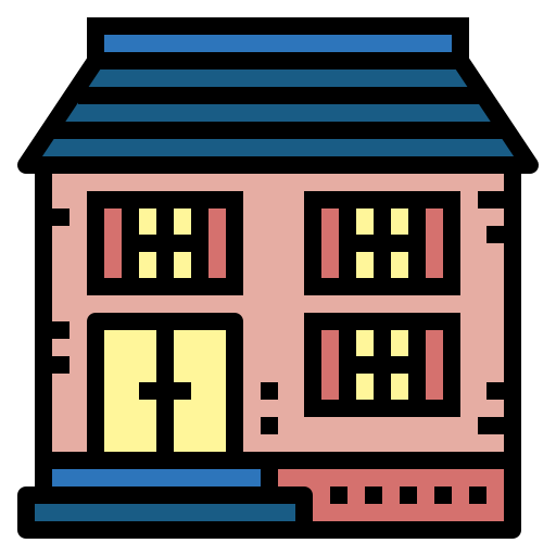 haus Smalllikeart Lineal Color icon