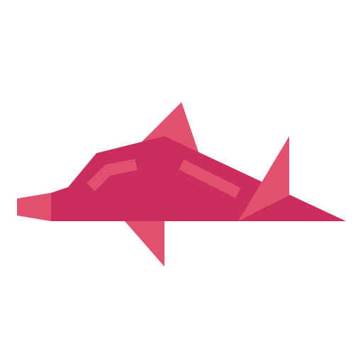 delfin Smalllikeart Flat ikona