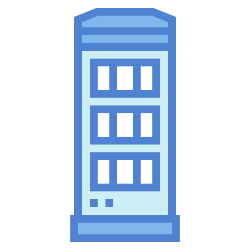 cabina telefonica Generic Blue icona