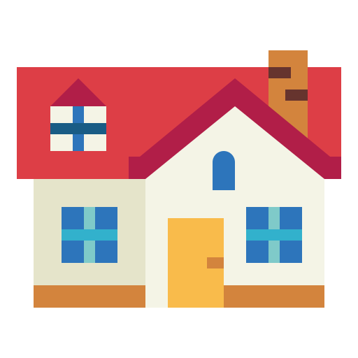 haus Smalllikeart Flat icon