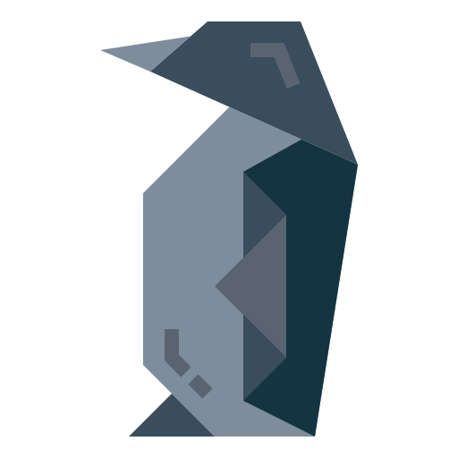 pingwin Smalllikeart Flat ikona