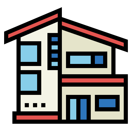 haus Smalllikeart Lineal Color icon