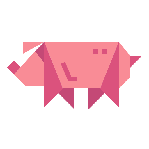 Świnia Smalllikeart Flat ikona