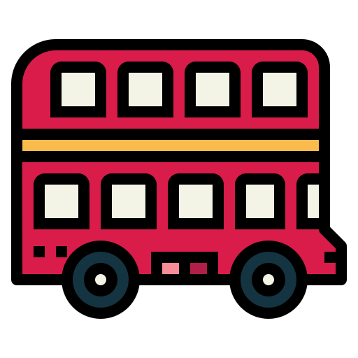Автобус Smalllikeart Lineal Color иконка