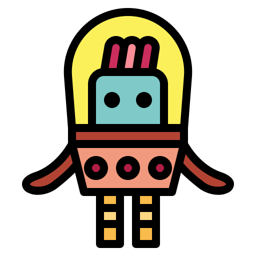 Space suit Smalllikeart Lineal Color icon