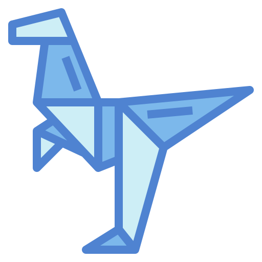 dinosaurus Generic Blue icoon