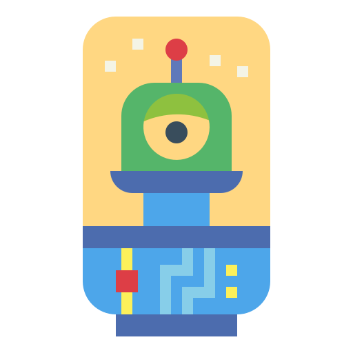 Ufo Smalllikeart Flat icon