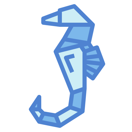 Морской конек Generic Blue иконка