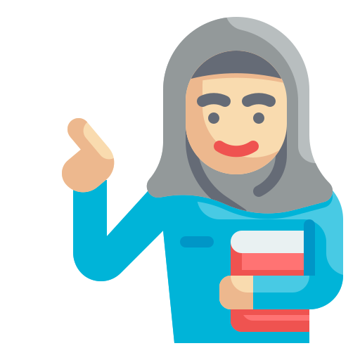 hidżab Wanicon Flat ikona