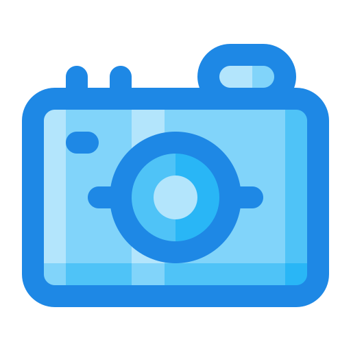 카메라 Generic Blue icon