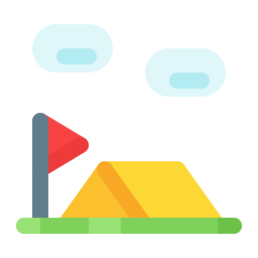 camping zelt Generic Flat icon