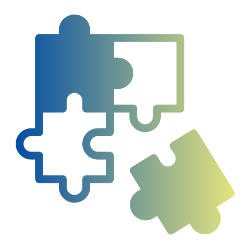 Puzzle Generic Flat Gradient icon