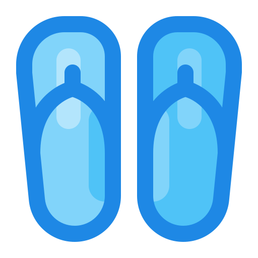 サンダル Generic Blue icon