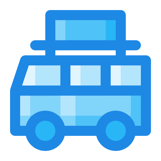 auto furgone Generic Blue icona