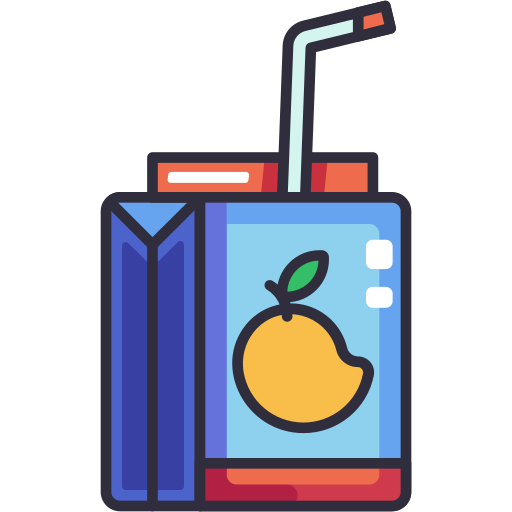 Juice box Generic Outline Color icon
