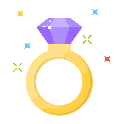 diamant-ring Generic Flat icon