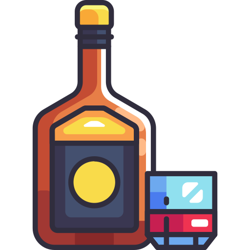 Виски Generic Outline Color иконка