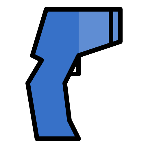 Пистолет-термометр Generic Outline Color иконка