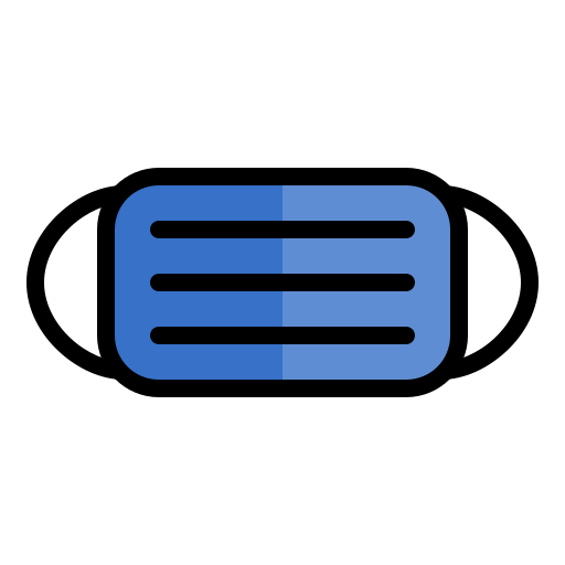마스크 Generic Outline Color icon