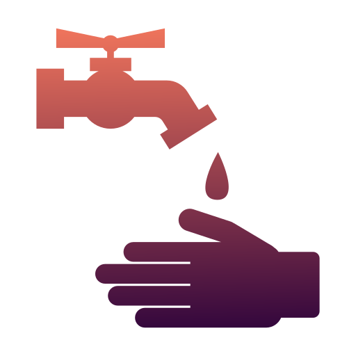 lavage des mains Generic Flat Gradient Icône