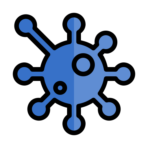 Virus Generic Outline Color icon