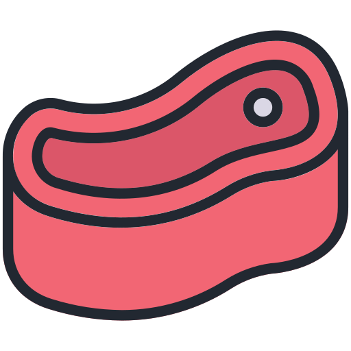 carne de res Generic Outline Color icono