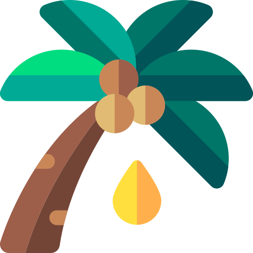пальмовое масло Basic Rounded Flat иконка