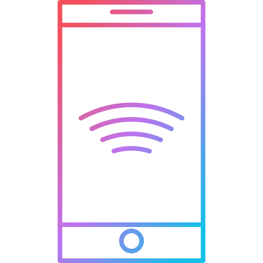 wifi-signaal Generic Gradient icoon
