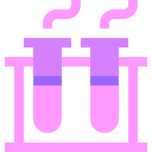 Test tubes Basic Sheer Flat icon