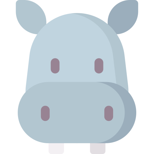 hippopotame Special Flat Icône