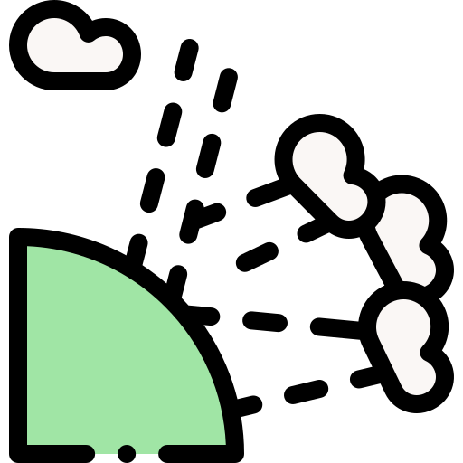 Greenhouse effect Detailed Rounded Lineal color icon