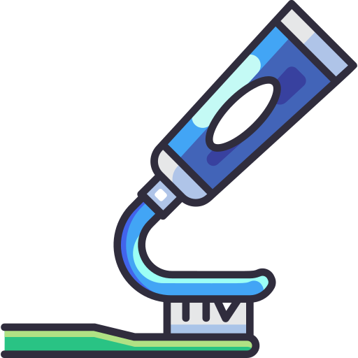 歯磨き粉 Generic Outline Color icon