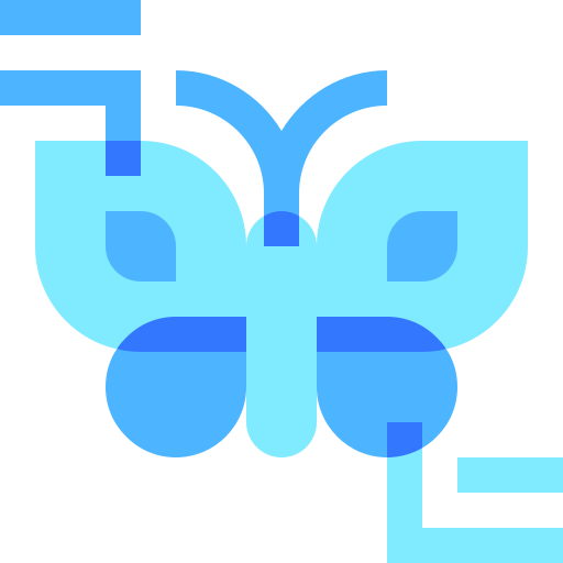 vlinder Basic Sheer Flat icoon