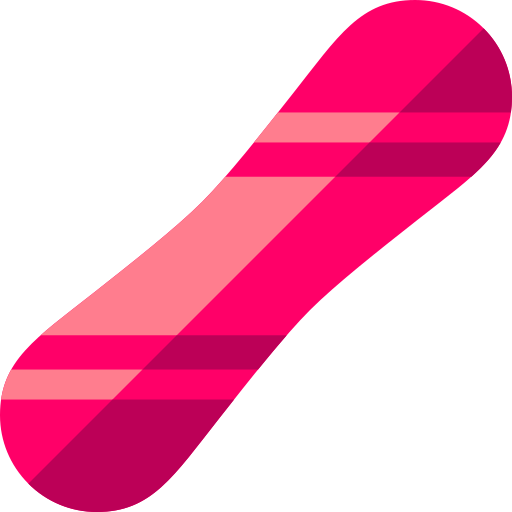 snowboard Basic Rounded Flat icon