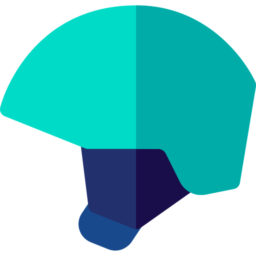 casco Basic Rounded Flat icono
