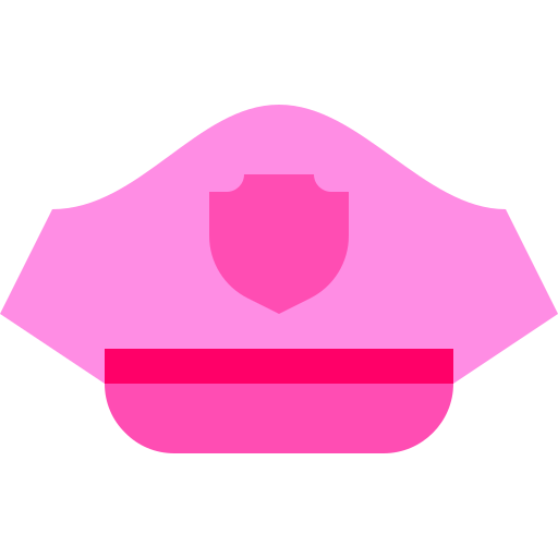 sombrero de policia Basic Sheer Flat icono