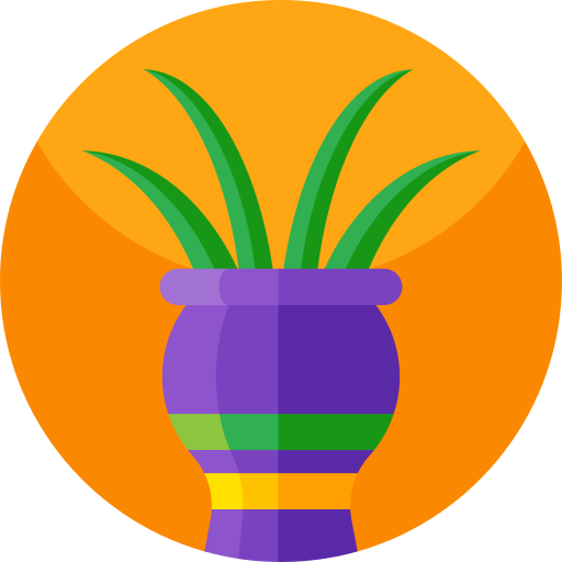 Plant Geometric Flat Circular Flat icon