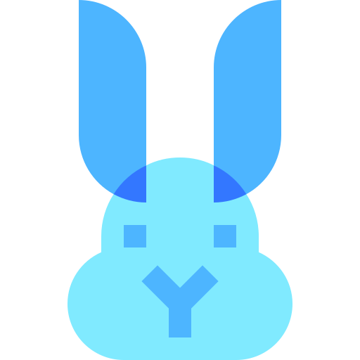 konijn Basic Sheer Flat icoon