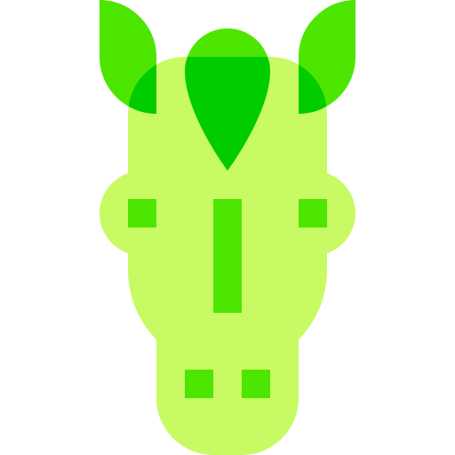 paard Basic Sheer Flat icoon
