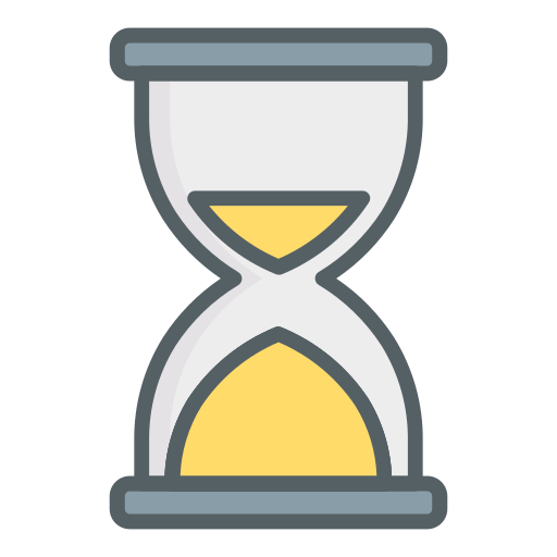 Hourglass Dinosoft Lineal Color icon