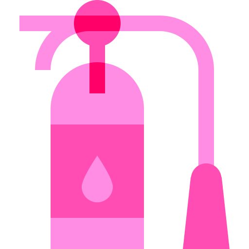 Fire extinguisher Basic Sheer Flat icon
