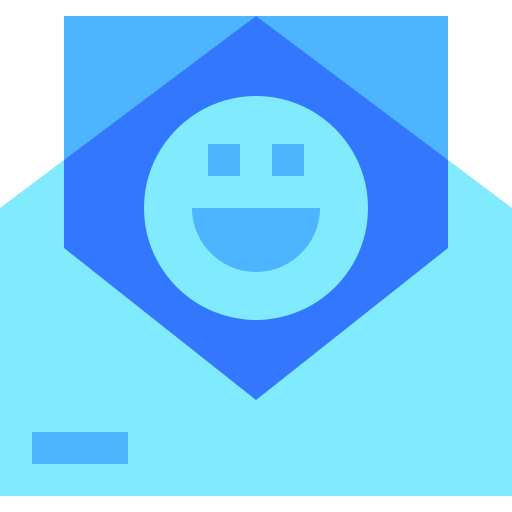 이메일 마케팅 Basic Sheer Flat icon