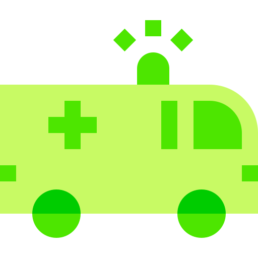 ambulance Basic Sheer Flat icoon