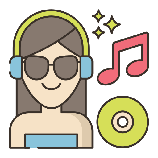 dj Flaticons Lineal Color icon